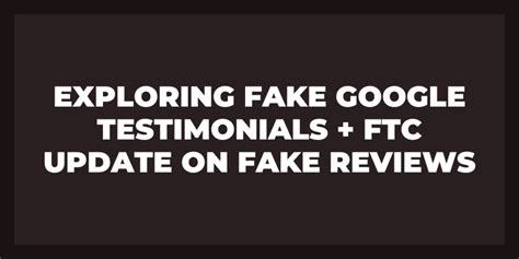 are fake reviews illegal